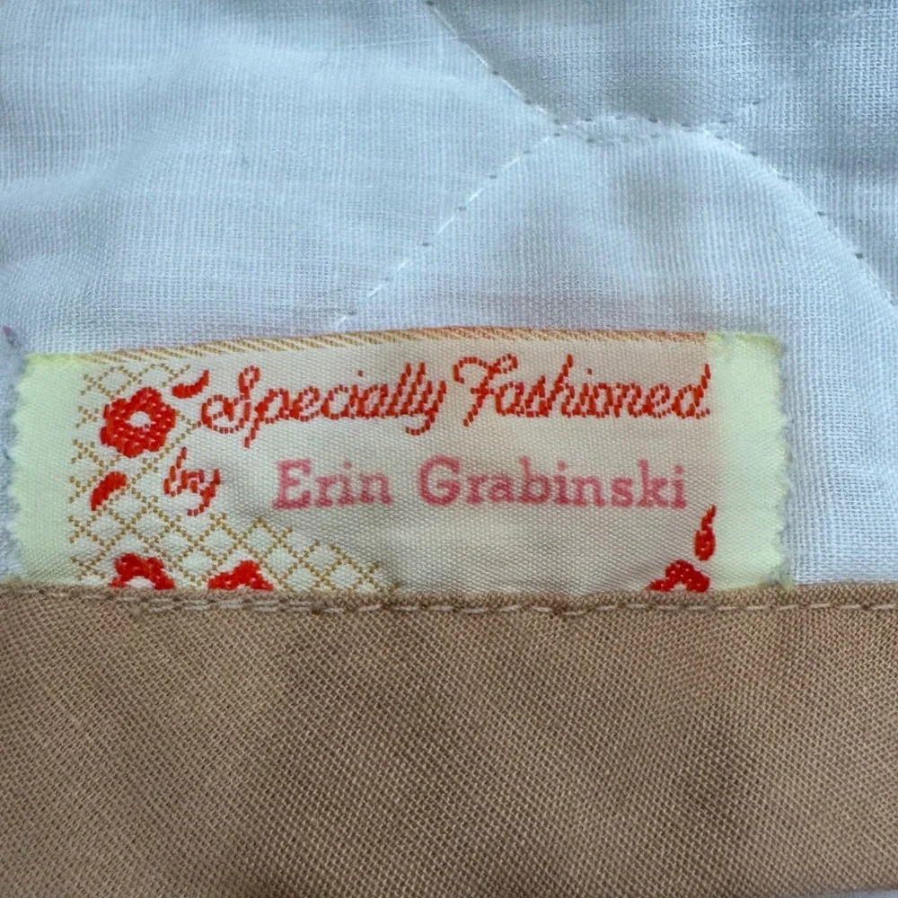 Vintage Beatrix Potter Peter Rabbit Quilted Nursery Blanket Blue Gingham 34x44